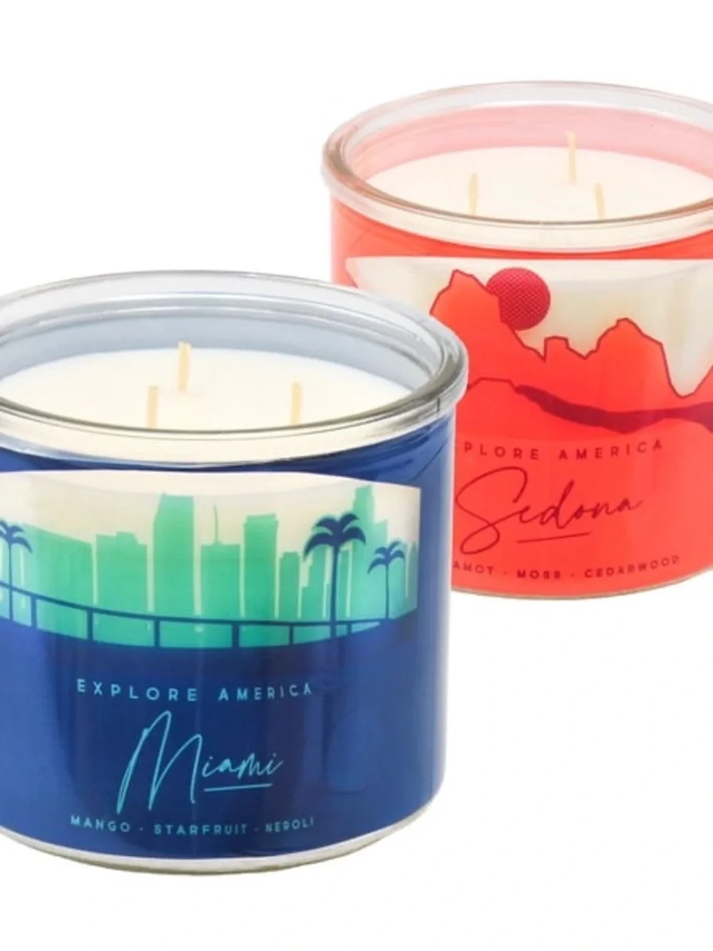 Mainstay Candle bundle -  mango, starfruit & neroli. Bergamot, moss & cedarwood.